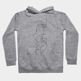 Couple One Line Hoodie